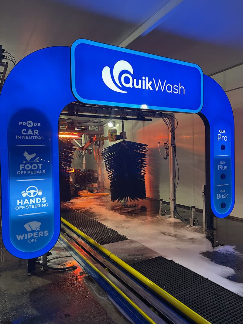 QuikWash tunnel